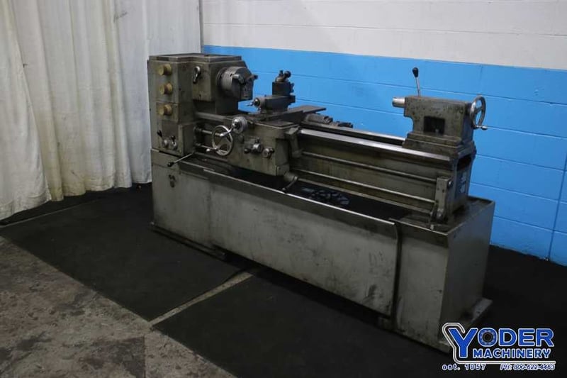 16" x 42" Merit / Monarch #1542, engine lathe, 3 & 4-jaw chucks, thread dial, coolant, #75521