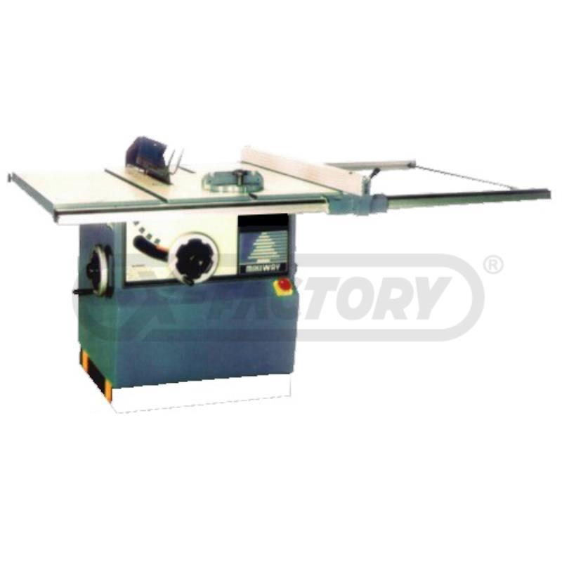 Cam-wood #TS-1414, Production Table Saw, 14" blade capacity, 45 degree tilting arbor, 5 HP, double-V belt