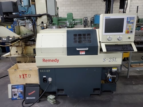 Remedy #S25L, CNC chucking lathe, serial #100161, 2018