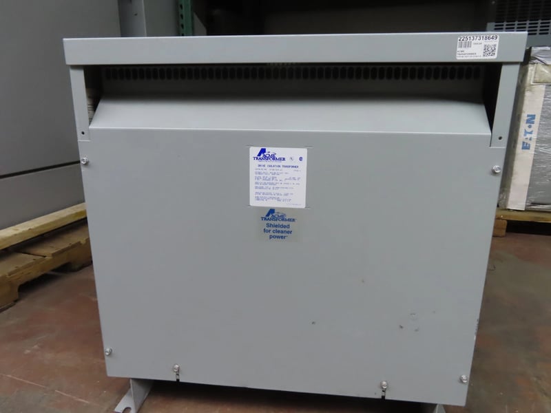 63 KVA 460 Delta Primary, 460Y/266 Secondary, Acme DTGB-063-4S transfomrer