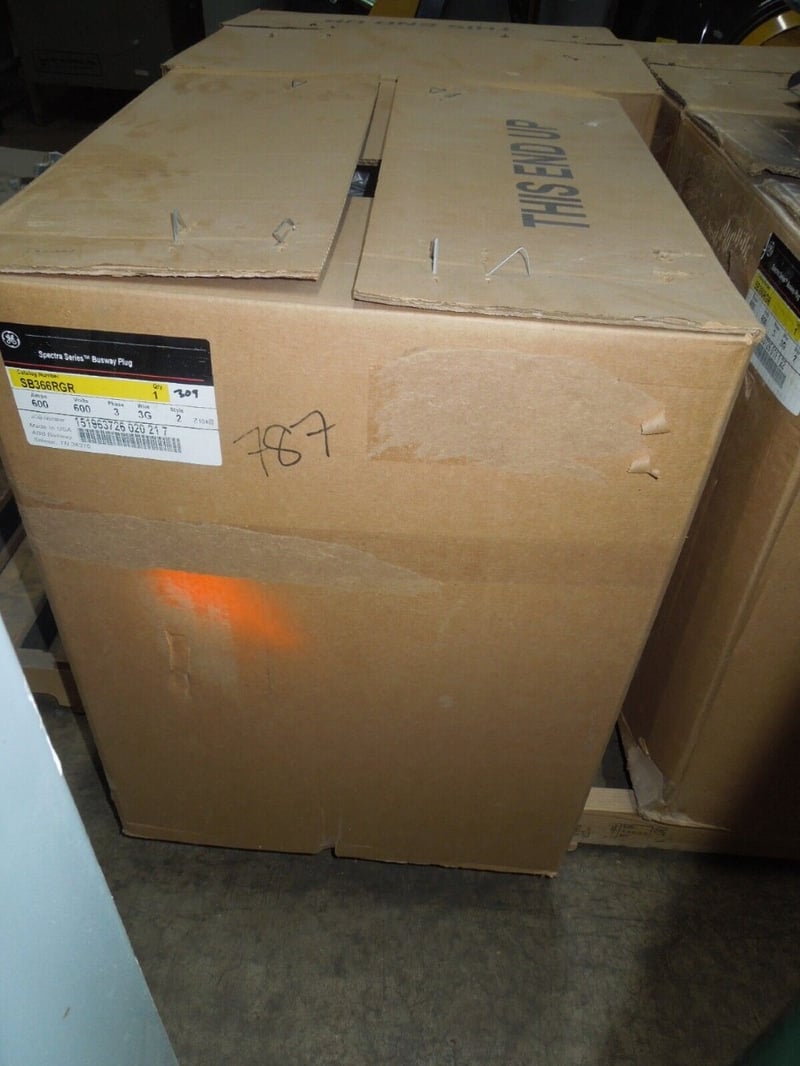 600 Amps, General Electric Spectra Series, Cat SB366RG, 3ph 3w w