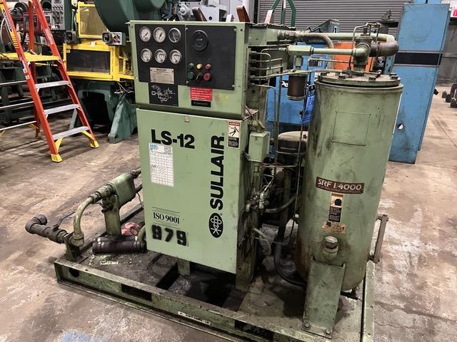 50 HP Sullair #LS-12 50L ACAC, 250 cfm, 110 psig, air cooled, 1994