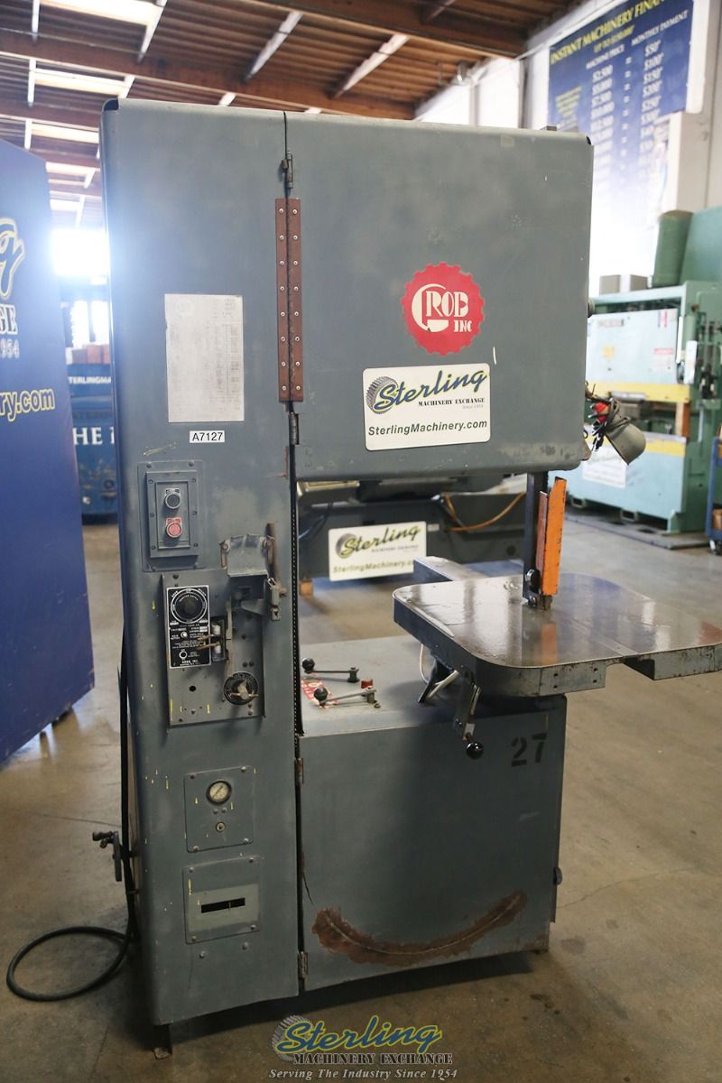 Grob 4V-24 24 Vertical Band Saw