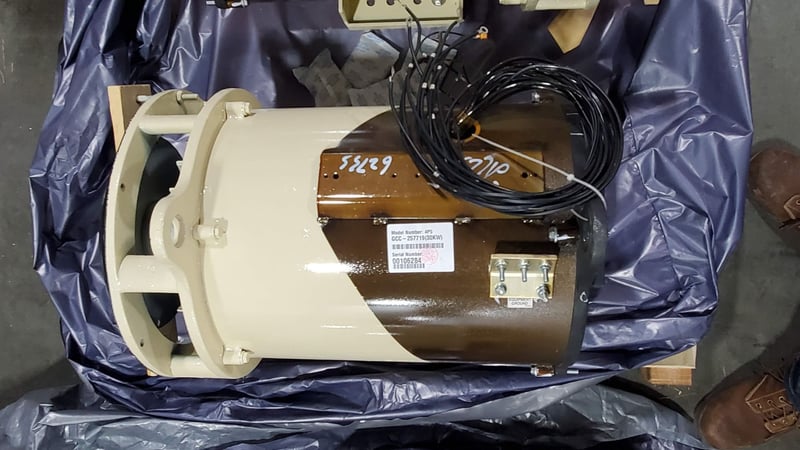 30 KW, 1800 RPM, Kohler #GCC-257719, generator end, 12 lead, 120/208/240/416/480 Volts, new surplus, 2018 (30