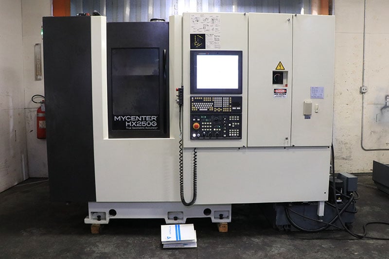 Kitamura #HX-250G, Horizontal Machining Center, 12" X, 12" Y, ARUMATIK-MI 4-Axis CNC control, 15000 RPM