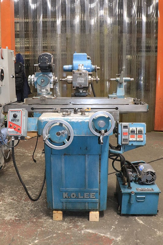 K.O. Lee #B6062H, tool & cutter grinder, hydraulic table traverse, coolant, 1980