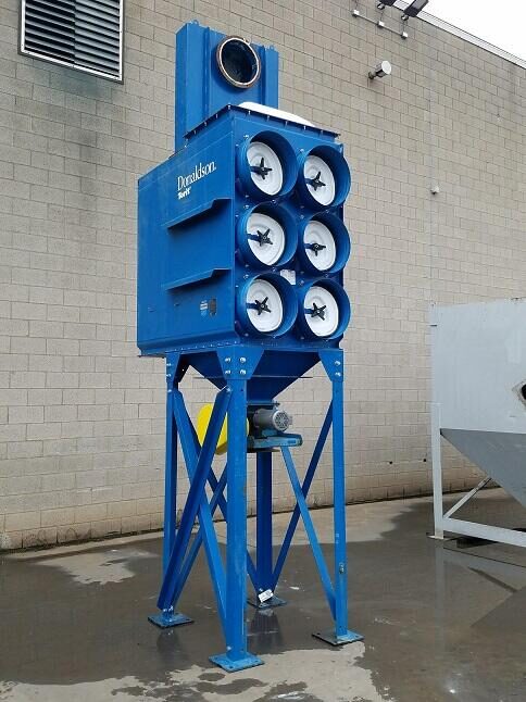 4000 cfm Donaldson #DFE3-6, cartridge dust collector, 1524 sq.ft. filter media, (6) cartridge filters