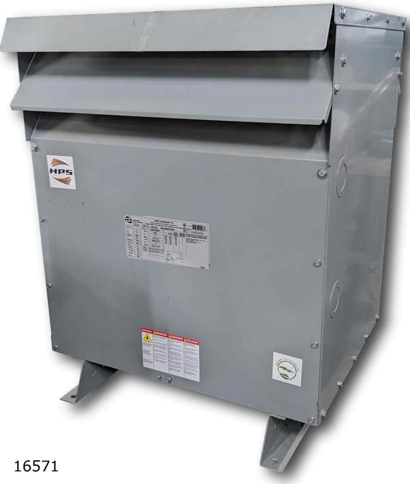 75 KVA 480 Primary, 227 Secondary, Hammond HPS #Sentinal-G Transformer