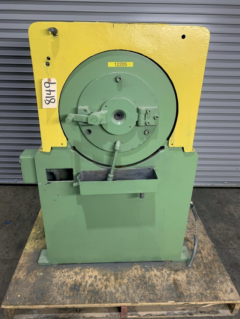 No. 312 Torrington, 7/8" (22mm) rotary 2 die swaging machine, water cooled head