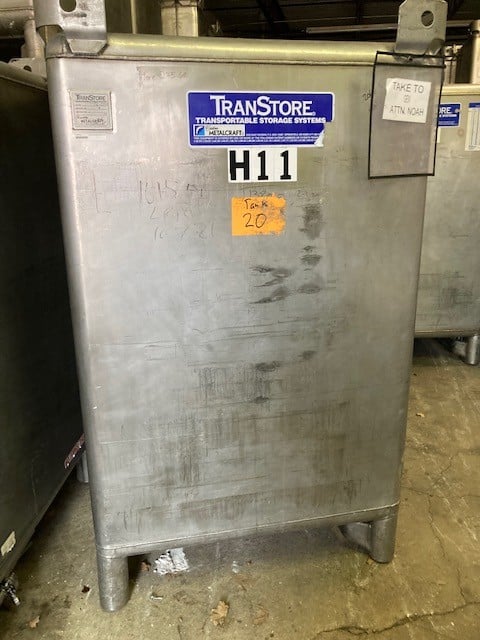 Gallon Precision Ibc Stainless Steel Ibc Tote For Sale Surplus Record