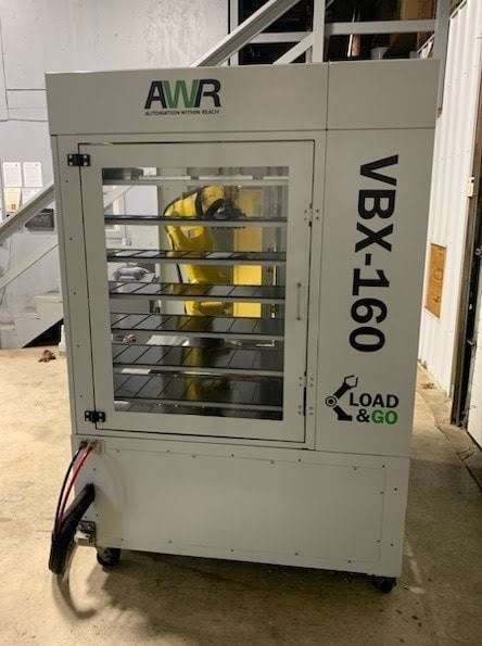 AWR, VBX-160, Robot Load System, 6.6# Payload, 8" x 8" x 8" Part Capacity, Fanuc, 2020
