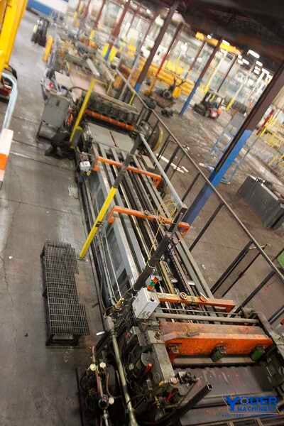 60" x 14" gauge Dahlstrom #SH-60-24, cut to length line shear, 46" pass line, 375 SPM, #64174
