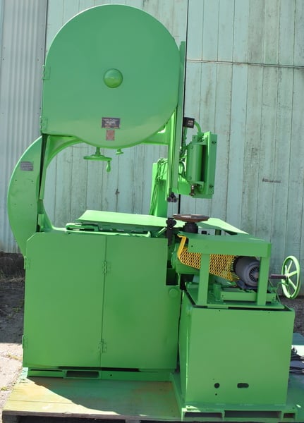 Oliver bandsaw circle cutting machine 5 HP 720 RPM serial 15171f5 for Sale Surplus Record