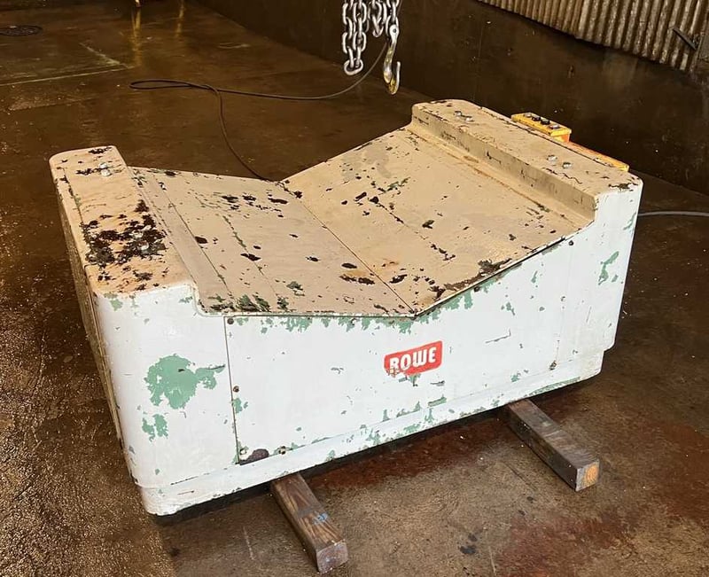 12000 lb. Rowe #BGY-12, coil car, 60" W, hand pendant Control