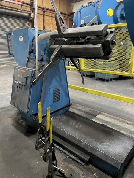 10000 lb. Littell #90 & 430-7PDL, coil reel & powered stragthener, 30" width,.125" thickness