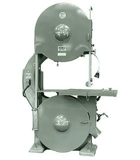 35.5" x 20" Tannewitz #GH, Band Saw, 36" diameter, 7.5 HP, 8400 FPM, 36" x 37" table, 1-1/4" blade capacity