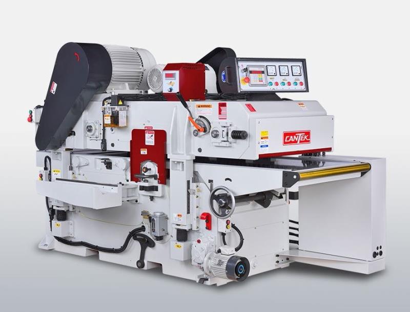 25" x 8" Cantek #GT-635ARD-8, Straightening Planer/Facer, 12.2" min. L, 25 HP Top, 20 HP Bottom, 5400 RPM, 80