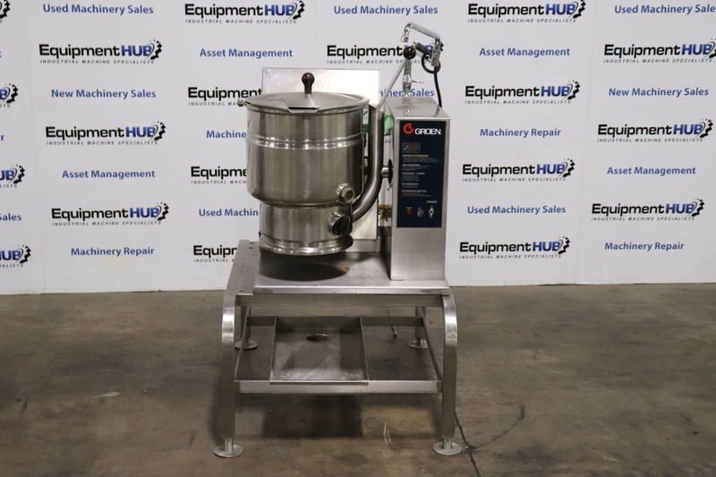 Groen TDH20, 20 qt Natural gas tilting steam jacketed kettle, 115 V