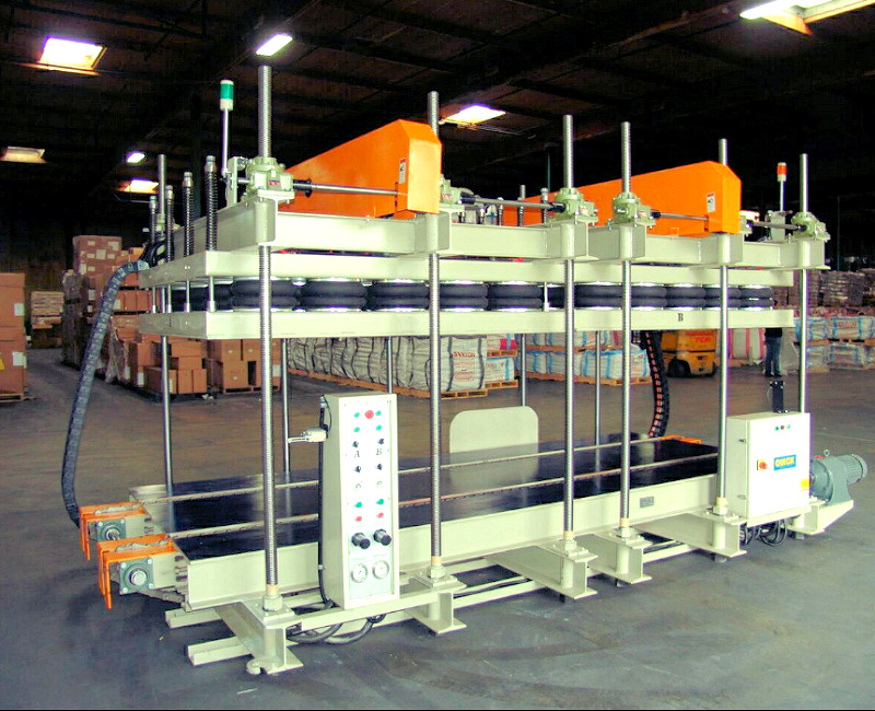 Quick #N-P50-05-12-SL-1PL-M, pneumatic w/motorized open, 48" x 120" platen, 50 psi @ 93 psi supply, (24)