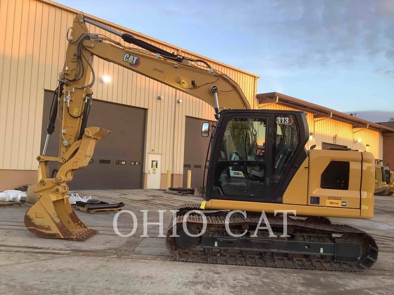 Caterpillar 313 TCS TH, Crawler Excavator, 50 hours, S/N