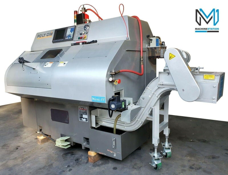 Polygim #MINI-88-25, CNC turning center, 16