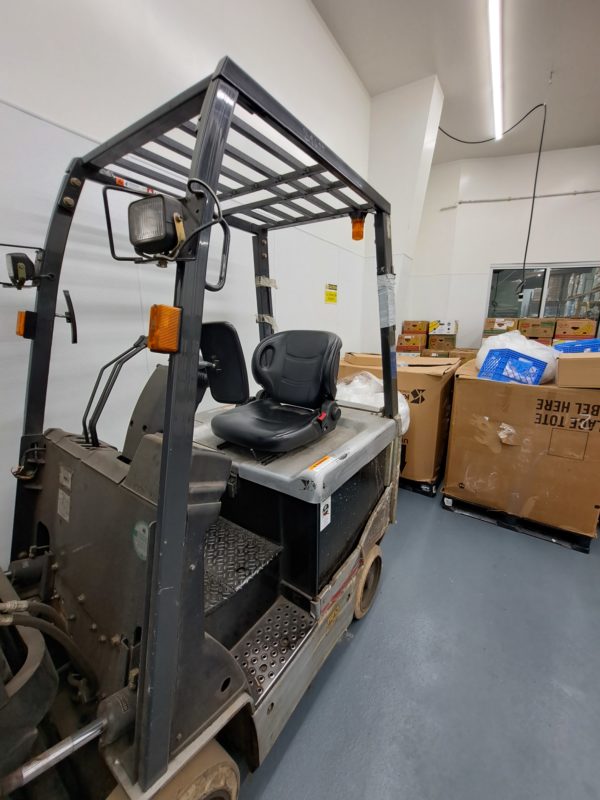 Nissan MCPL02A20LV Warehouse Short Mast Forklift (2468) for sale
