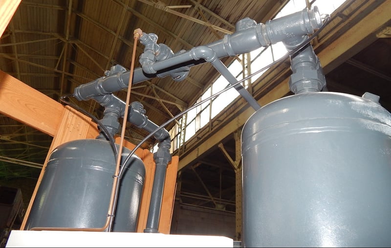 300 scfm, SPXDELTECH RP300, externally heated desiccant air dryer