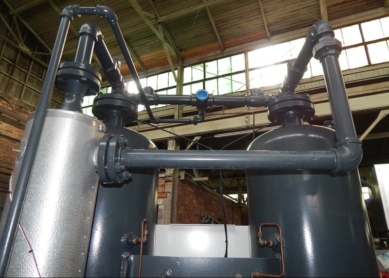 400 scfm, SPXDELTECH RP400, externally heated desiccant air dryer