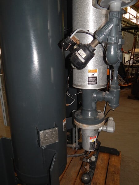 400 scfm, SPXDELTECH RP400, externally heated desiccant air dryer