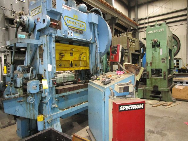 60 Ton, Minster #P2-60-42, straight sided press, 3" stroke, 0-250 SPM, s/n 21495, #1381