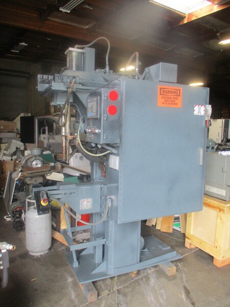 125 KVA Automation Int Inc, dual head spot welder, w/ Allen Bradley