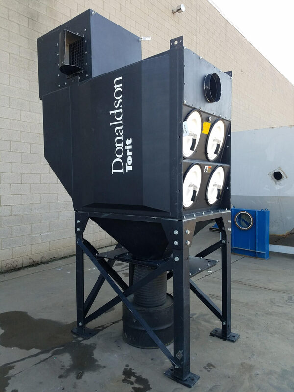 4000 cfm Donaldson DFO28, cartridge dust collector, 1520 sq.ft. for