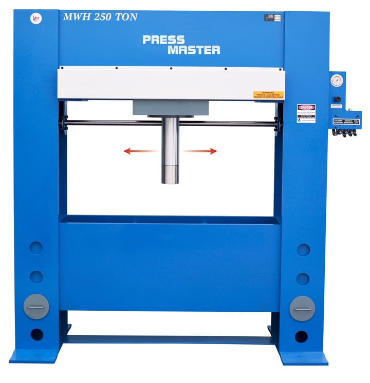 200 Ton, Press Master #HFP-200MWH, H-frame hydraulic press, 20