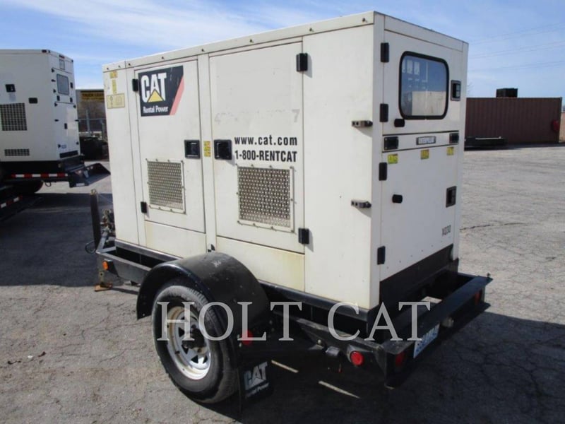 30 KW Caterpillar XQ 30, Mobile Generator Set, Diesel, 1800 RPM, 480V, 9640 hours, 2014