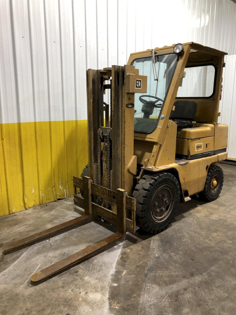 5000 lb. Caterpillar #V50C, propane forklift, 159