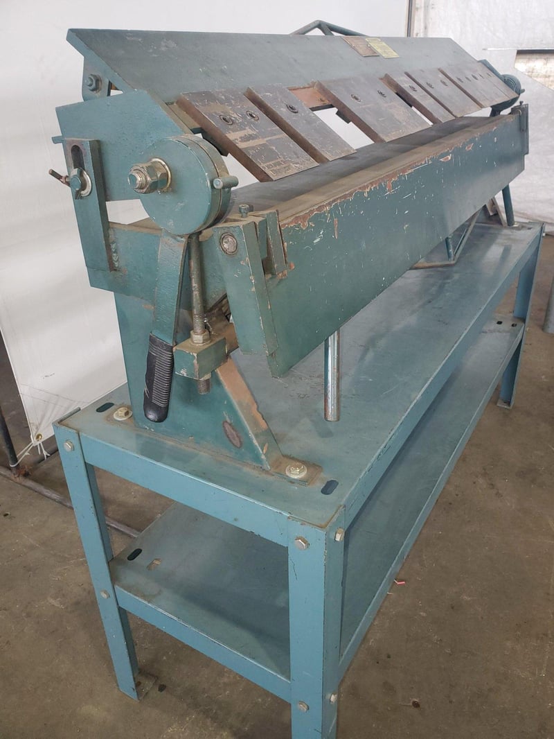 16 gauge x 4' Enco 1305061, finger brake press for Sale Surplus Record
