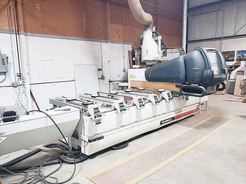 Morbidelli #X5, 5 Axis CNC Router, 11KW/15HP 5 axis electrospindle router motor, 2002