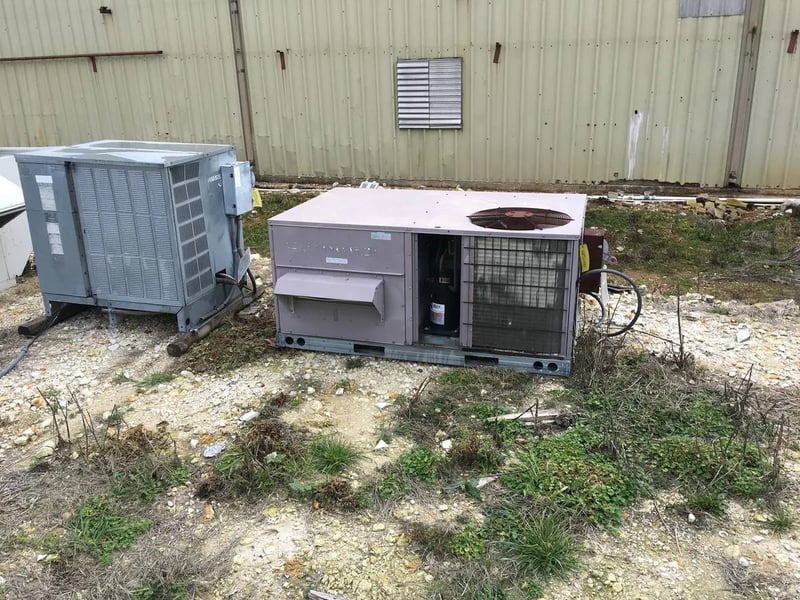 4 Ton, Carrier 48HJD005---631--, Single Package Cooling u0026 Heating  Condenser, R-22, electric cooling/gas heat for Sale | Surplus Record