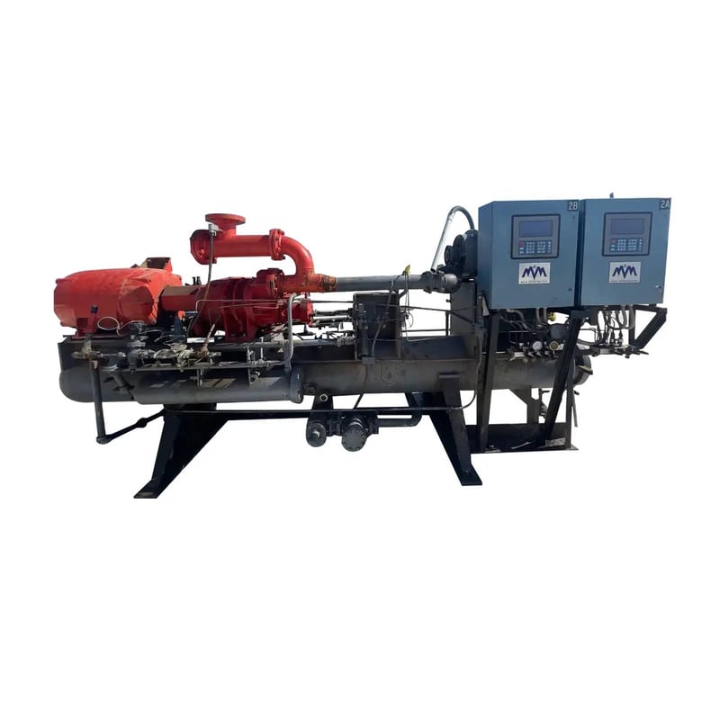 250 HP Dunham-Bush, Rotary Screw Compressor Package, 3565 RPM Motor, rebuilt 2017