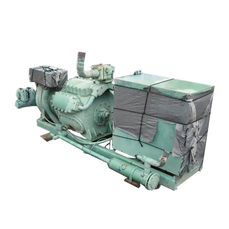 York JS73D3A-S46-50S, Bare 8-Cylinder Reciprocating Compressor, Semi-Hermetic Driven, 460 V
