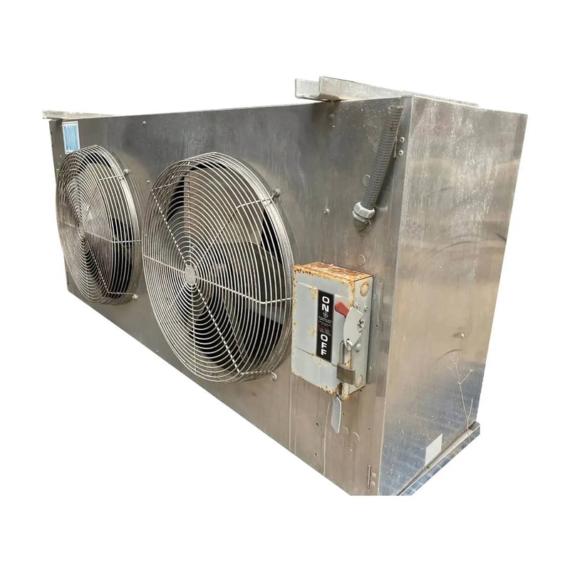 2 Fans, Bohn/Heatcraft BHL480CA, Freon Evaporator Coil 6 TR, Low