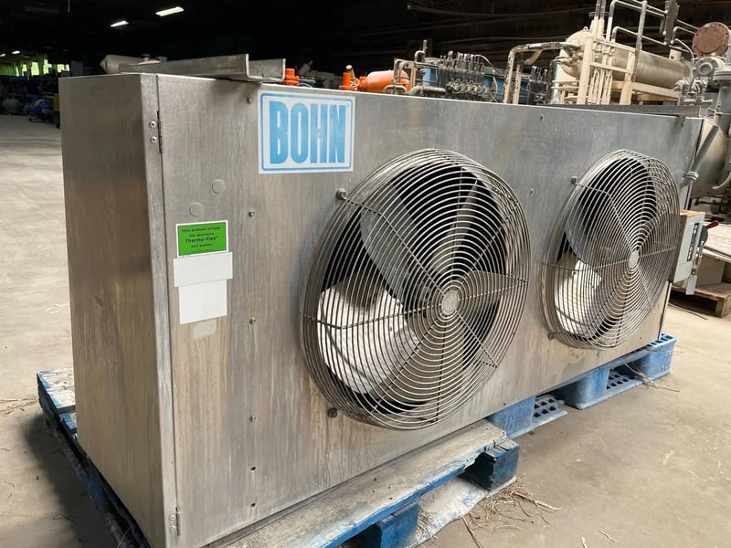 2 Fans, Bohn/Heatcraft BHL480CA, Freon Evaporator Coil 6 TR, Low