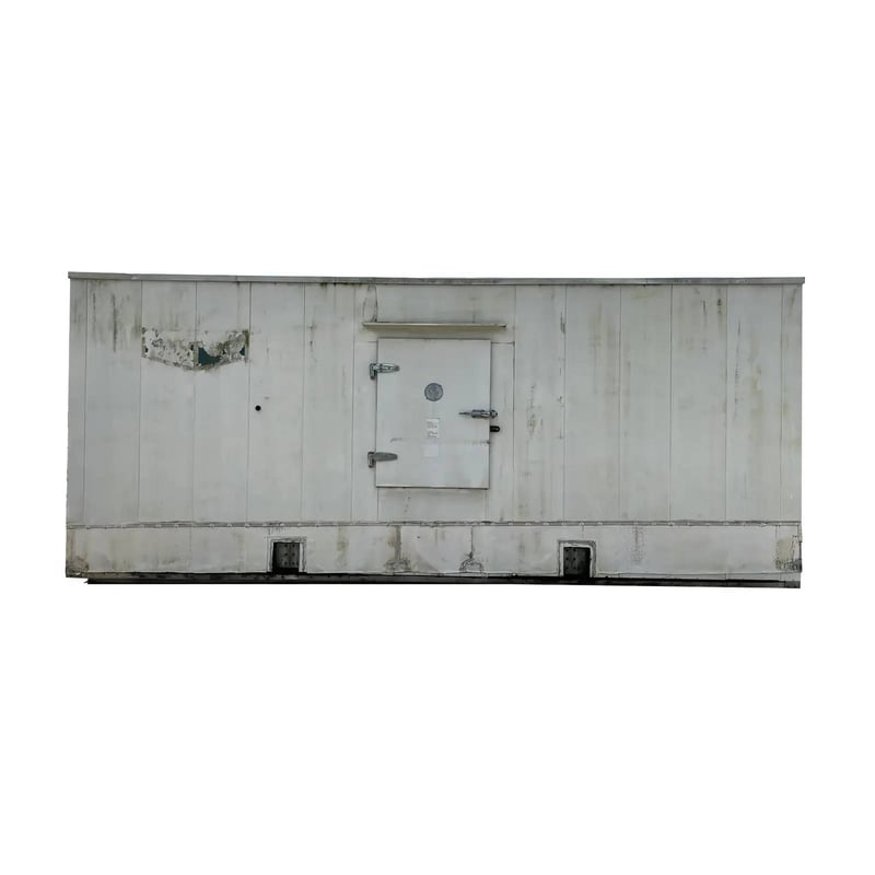 4 Fans, Evapco NTP-66-0406, Ammonia Evaporator Coil- 44 TR, Low Temperature, 2 HP, 40425 CFM, 2002
