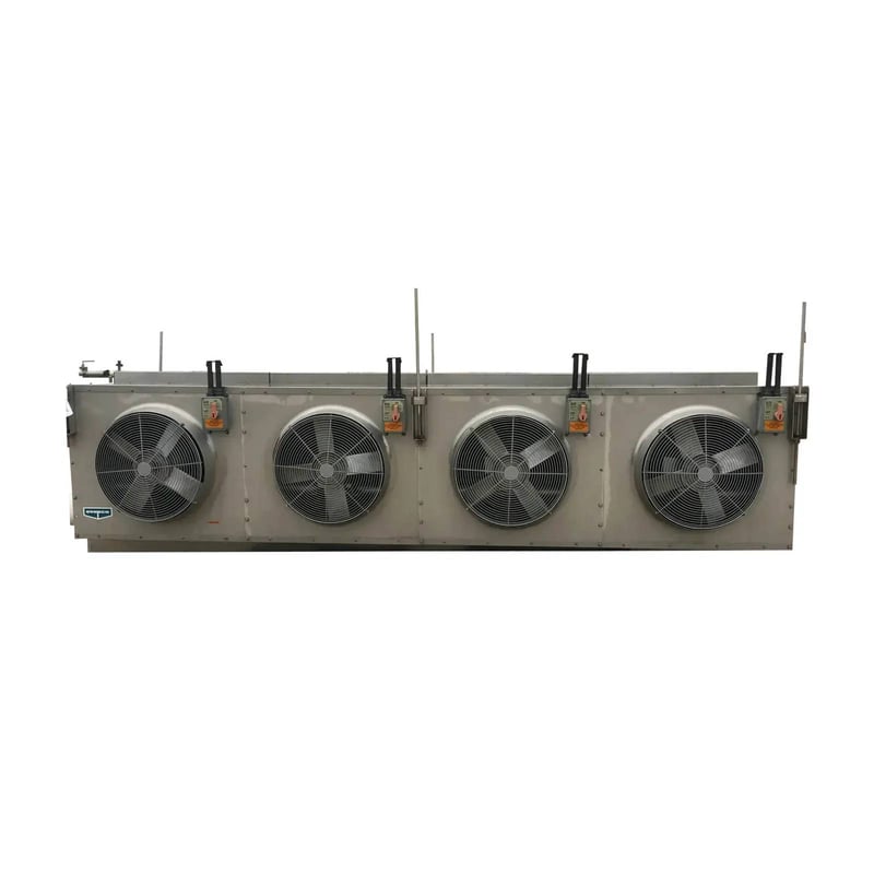 4 Fans, Evapco TFC4X-3744-075P, Ammonia/Freon Evaporator Coil- 8 TR, Low Temperature, 0.75 HP, 15000 CFM, 409