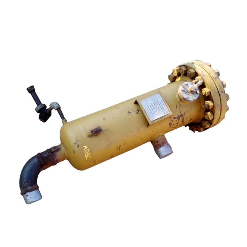 9 gallon RVS, Horizontal Ammonia Surge Drum, 9.5" diameter x 28" L Tank