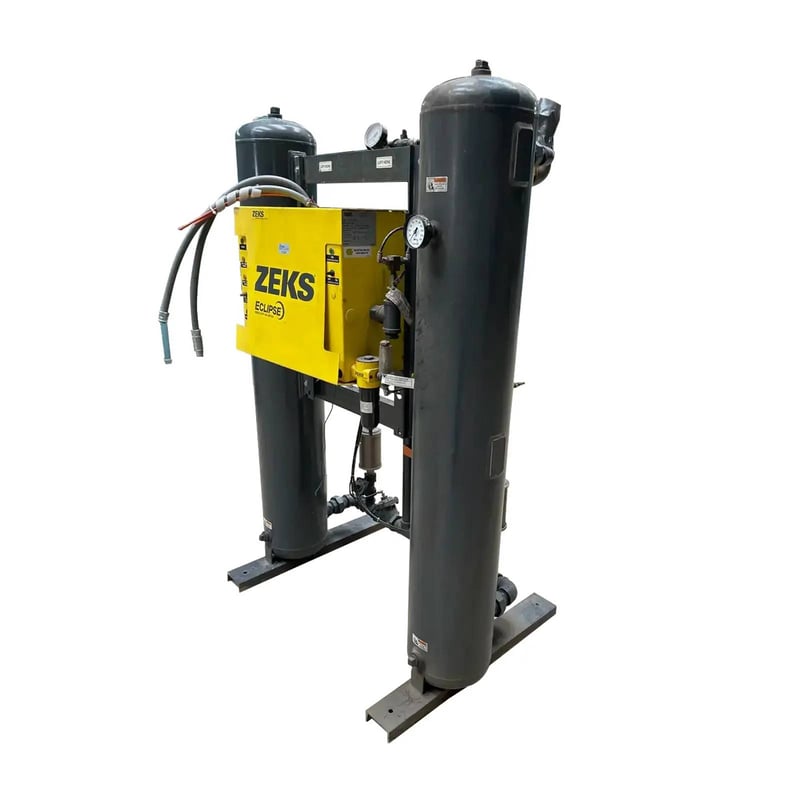 ZEKS 160ZPA10M00A, Eclipse Desiccant Air Dryer, 115 V, 96 lbs/Tower