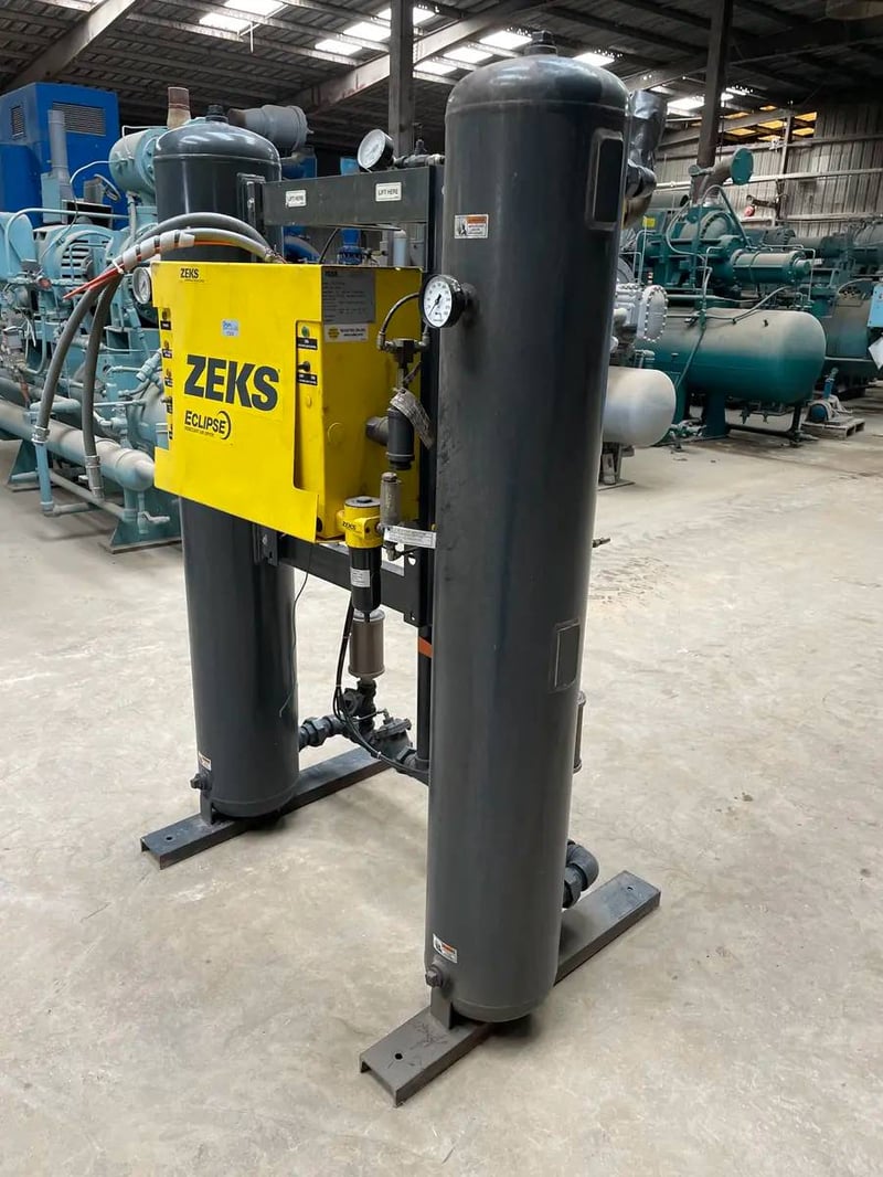 ZEKS 160ZPA10M00A, Eclipse Desiccant Air Dryer, 115 V, 96 lbs/Tower