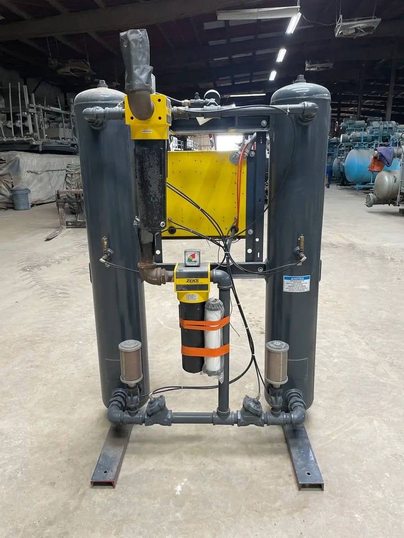 ZEKS 160ZPA10M00A, Eclipse Desiccant Air Dryer, 115 V, 96 lbs/Tower