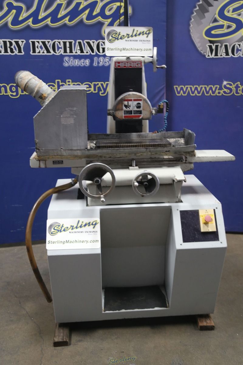 6" x 18" Harig 618, surface grinder, 7" x 5/8" x 11/4" wheel, 3450