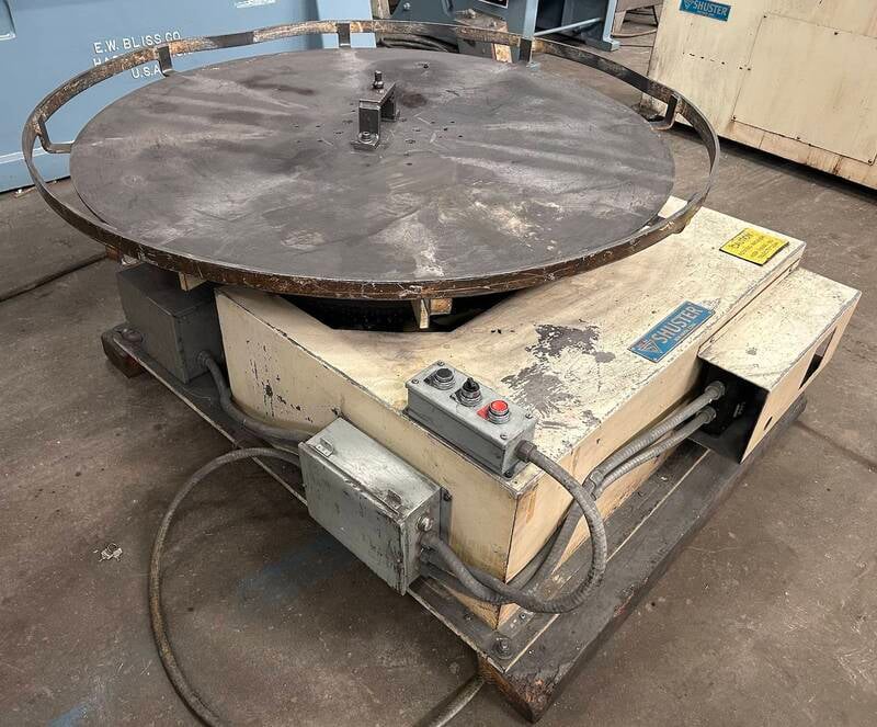 4000 lb. Shuster MR4000, pallet type wire uncoiler, 36" wide, 56